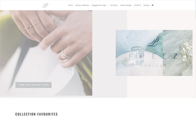 Web design and build Desktop view